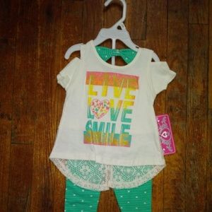 Shirt and legging set